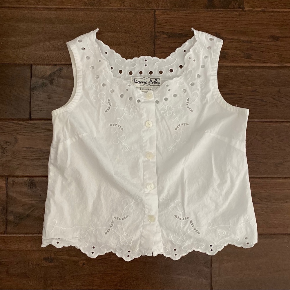 Eyelet Lace Top
